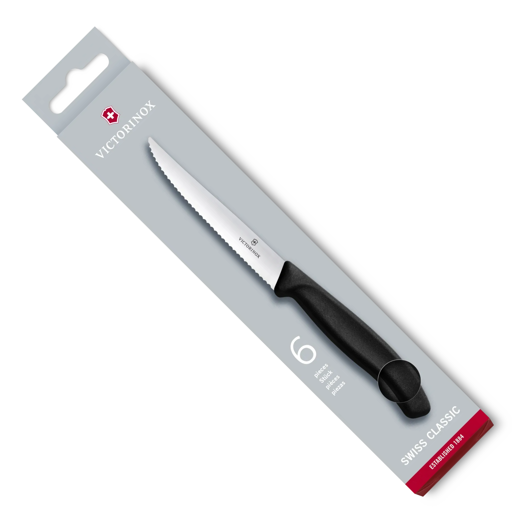 Victorinox - Set 6 Coltelli ondulati - 6.7233.6