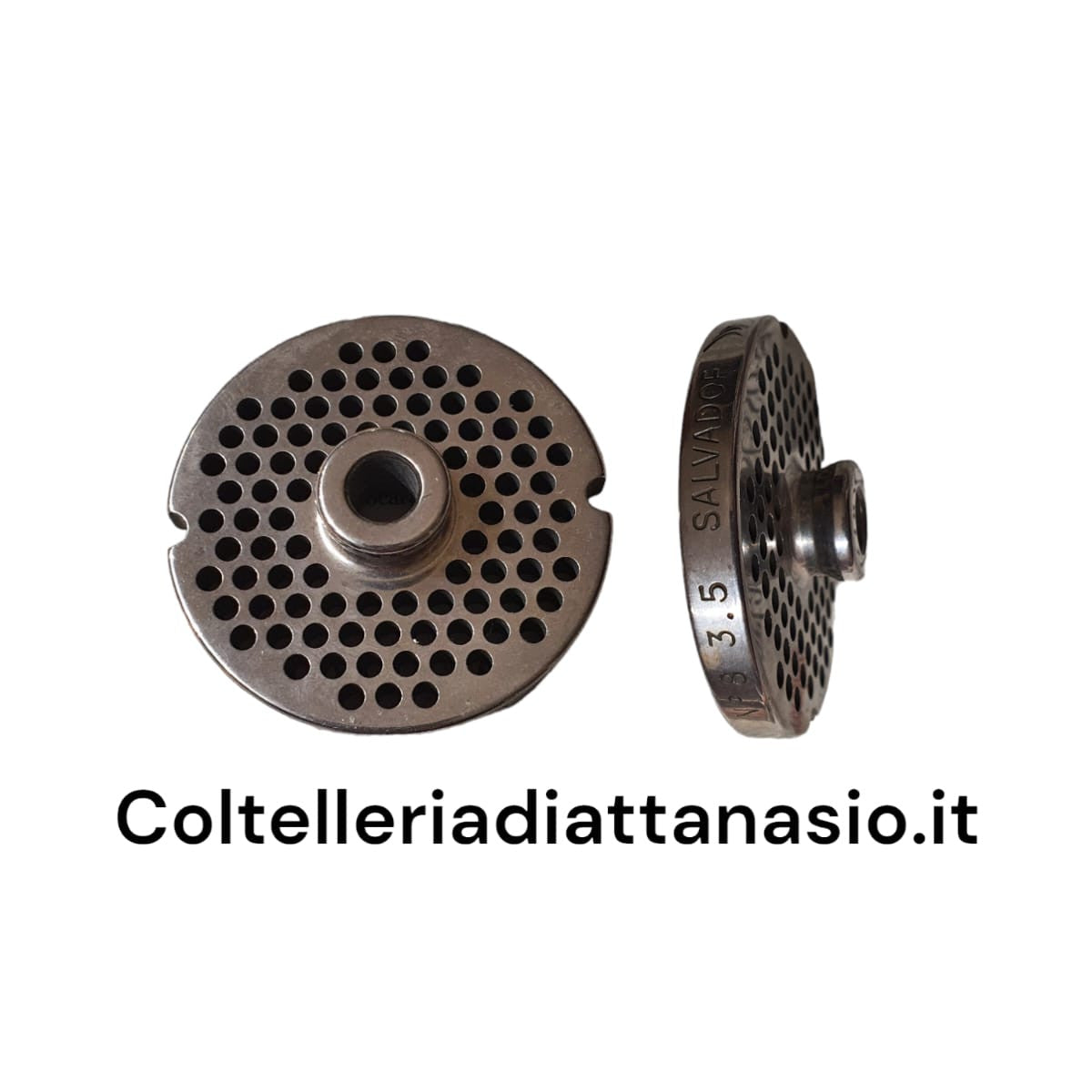 Salvador - Piastra per Tritacarne Inox - N 8 Foro 3,5 mm