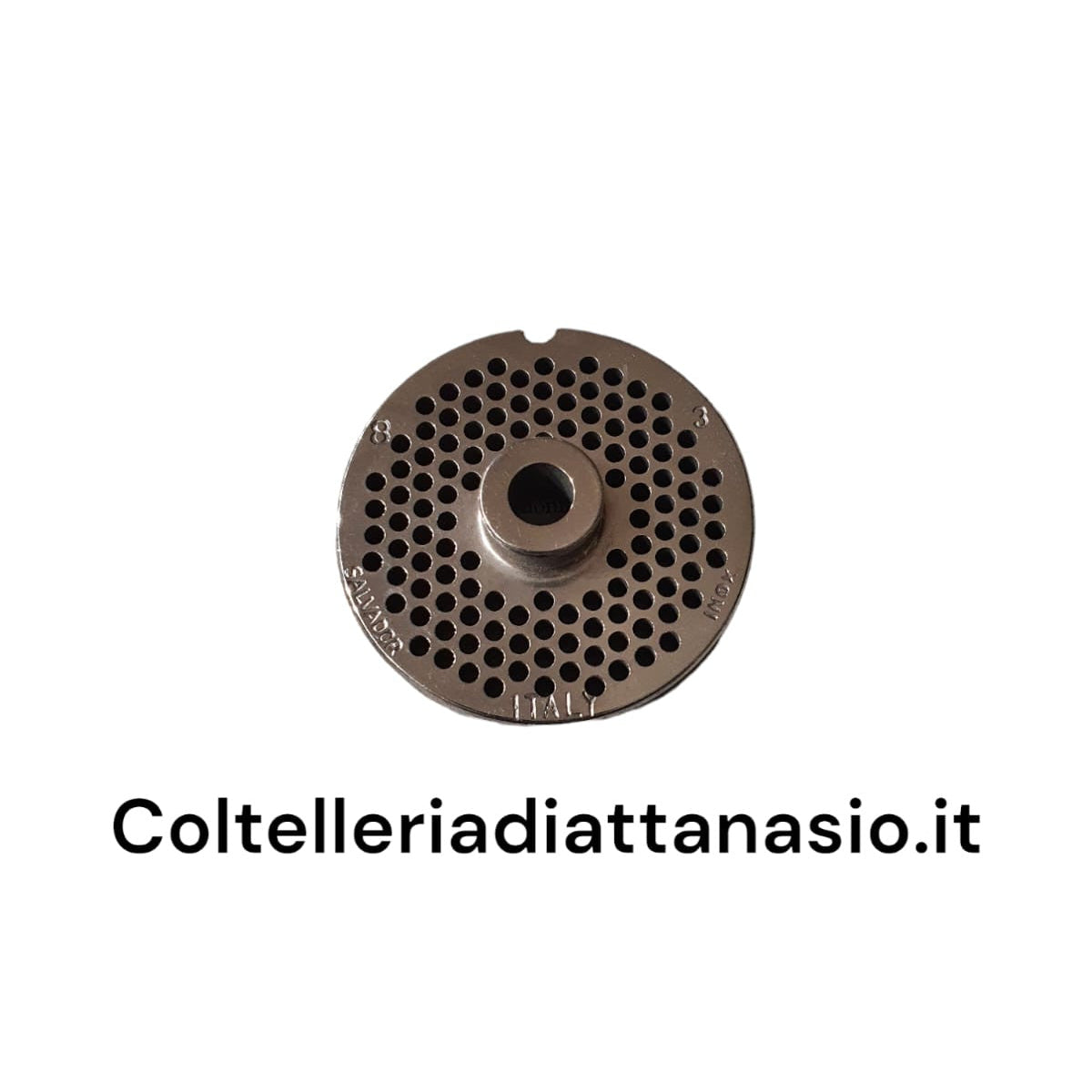 Salvador - Piastra per Tritacarne Inox - N 8 Foro 3 mm