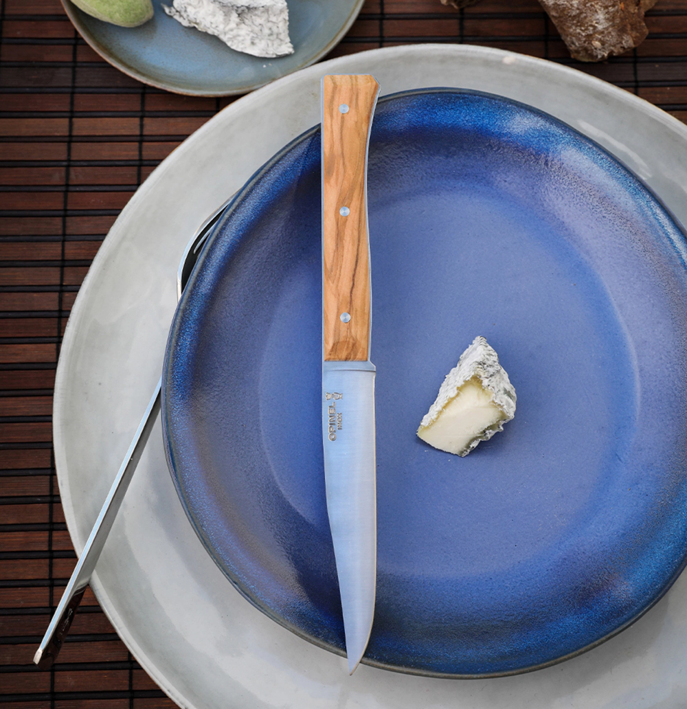 Opinel - Coltelli da Bistecca Facette - olivo