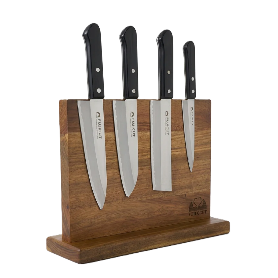 FUJICUT - Set di Coltelli da Cucina Giapponesi - 4 pezzi