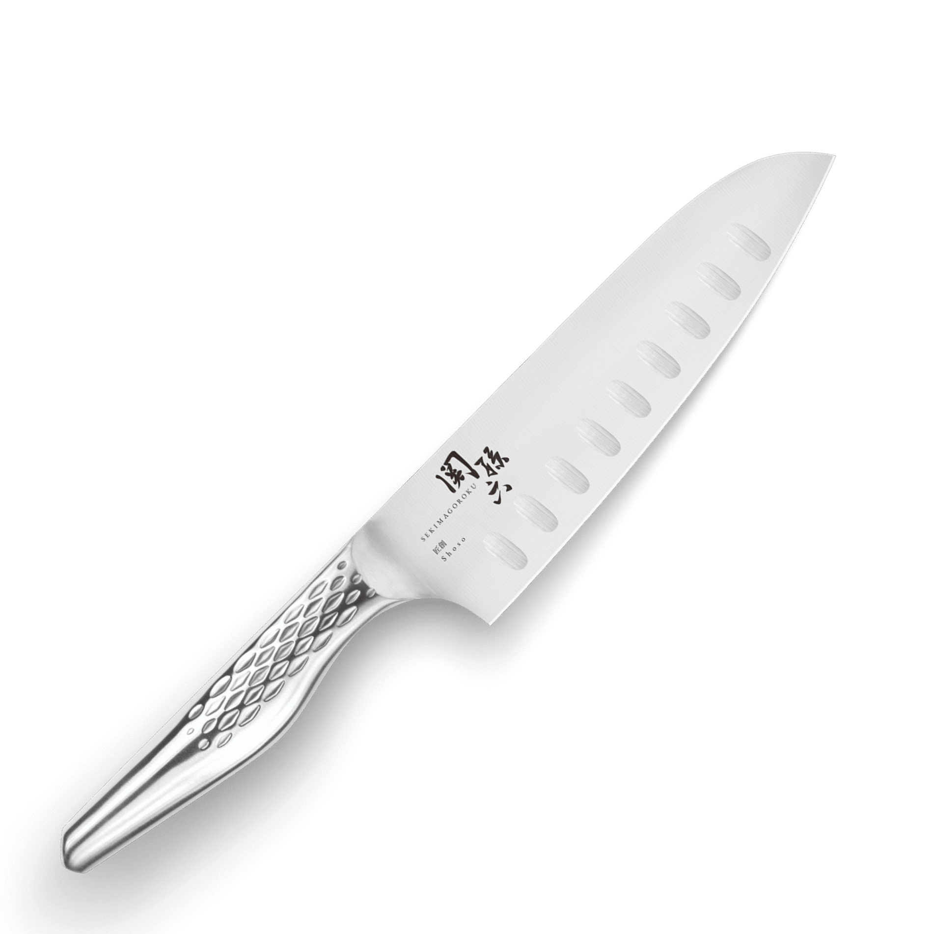 Kai Shoso - Coltello Santoku alveolato AB5157 - 16,5 cm