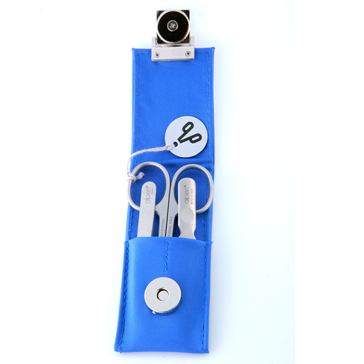 Alpen - Set da 3 pezzi forbicina, lima e pinzetta