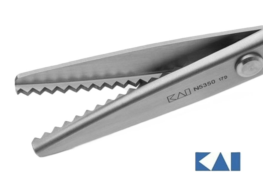 Kai N5350 - Forbici Giapponesi - per campionari ZIG ZAG