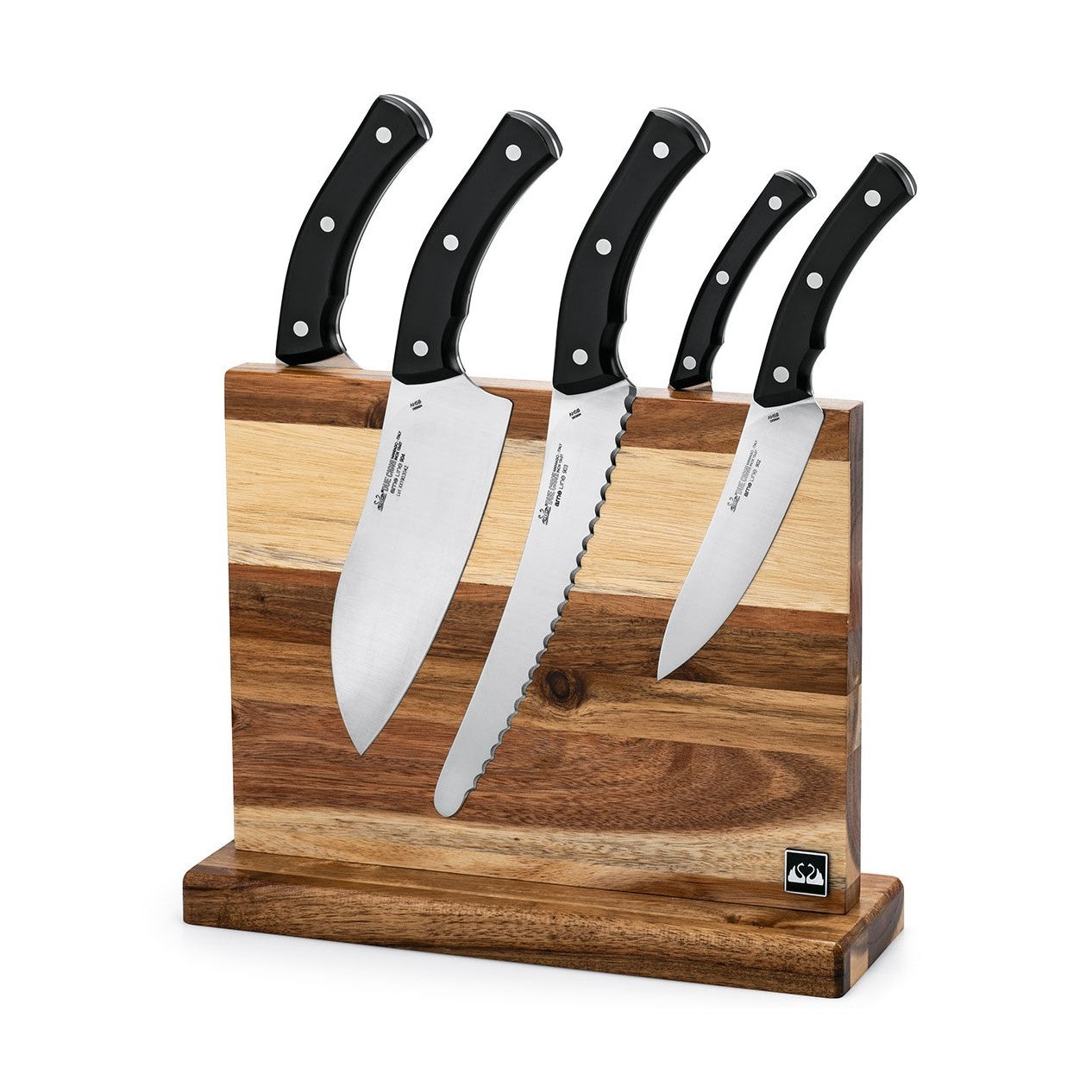 Due Cigni - Ceppo Portacoltelli 2C350 - in legno