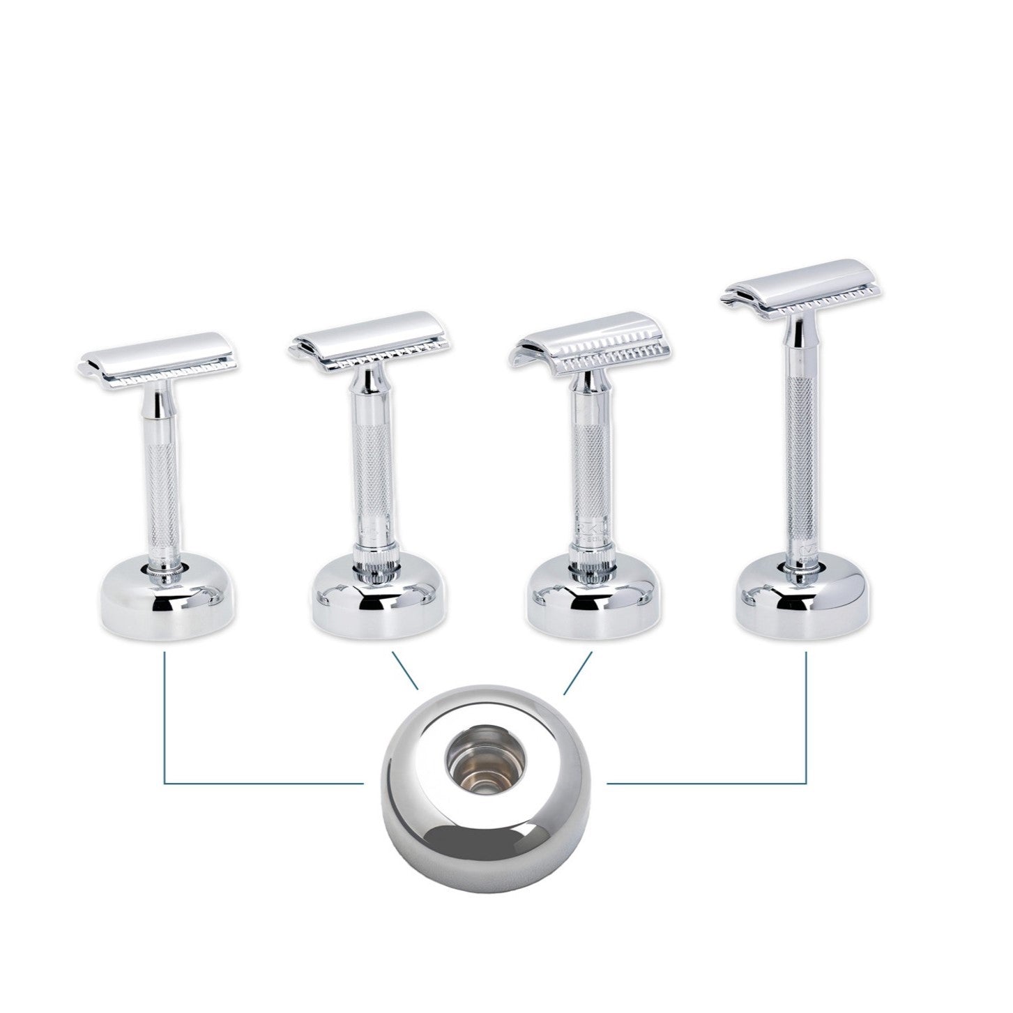 Merkur - Supporto per Rasoio di sicurezza - inox